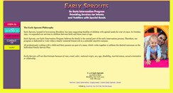 Desktop Screenshot of earlysprouts.com